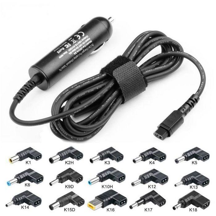 CoreParts Adaptador Universal de Coche 90W con 15 Conectores, para Dispositivos IT, Protección contra Sobretensión 0 CoreParts Adaptador Universal de Coche 90W con 15 Conectores, para Dispositivos IT, Protección contra Sobretensión 0