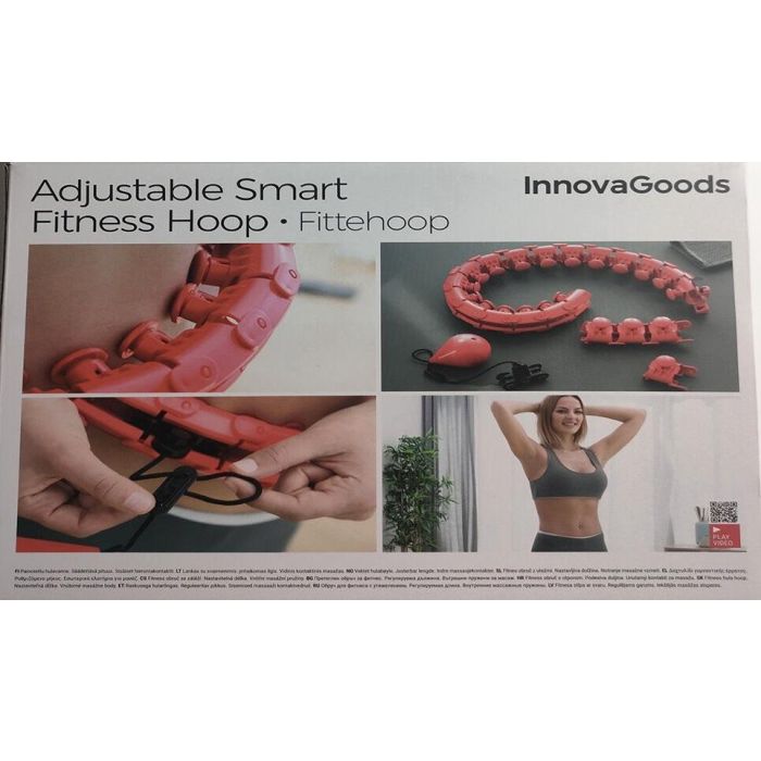 Aro de Fitness Inteligente Ajustable con Peso Fittehoop InnovaGoods 8 Aro de Fitness Inteligente Ajustable con Peso Fittehoop InnovaGoods 8