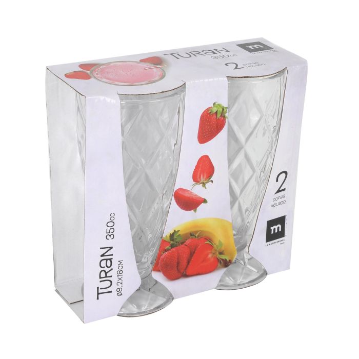 La Mediterranea Set 2 Copas Helado "Turan" 350 cc 2