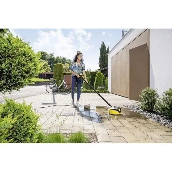 Karcher Limpiador de Superficies T-Racer T 5 Amarillo y Negro para Limpiadores de Alta Presión K2-K7 Ideal para Terrazas y Puertas de Garaje 1