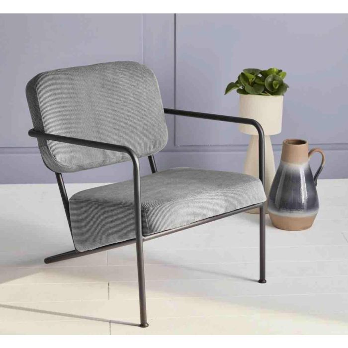 Butaca DKD Home Decor Gris Metal 67 x 81 x 87 cm 1