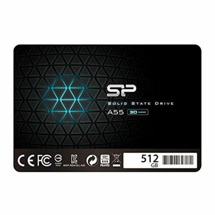 Disco Duro Silicon Power SP512GBSS3A55S25 512 GB SSD 1 Disco Duro Silicon Power SP512GBSS3A55S25 512 GB SSD 1