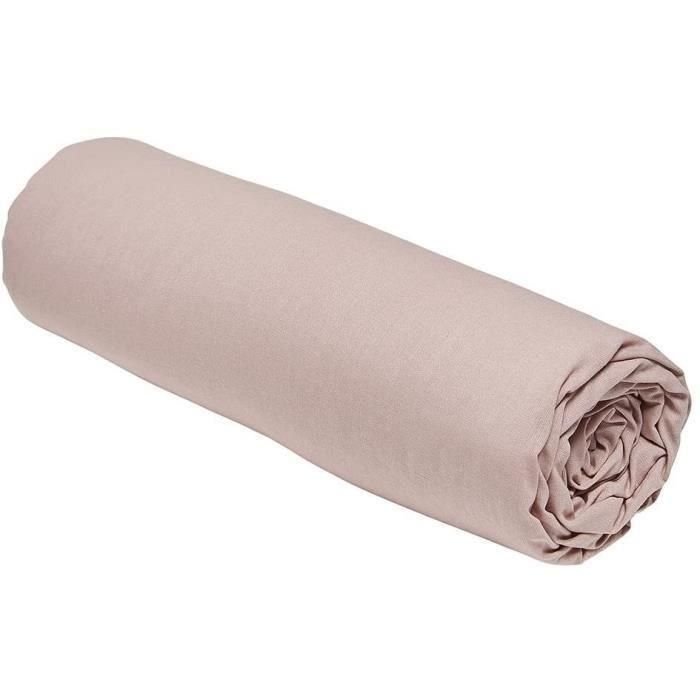 Hoy esencial hoy drap - 90 x 190 cm - 1 persona - 100% une algodón - rosa de arena 1 Hoy esencial hoy drap - 90 x 190 cm - 1 persona - 100% une algodón - rosa de arena 1