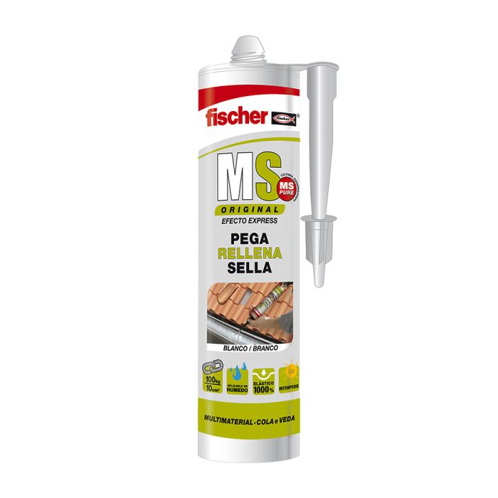 Ms sellante adhesivo blanco 546184 fischer 290 ml