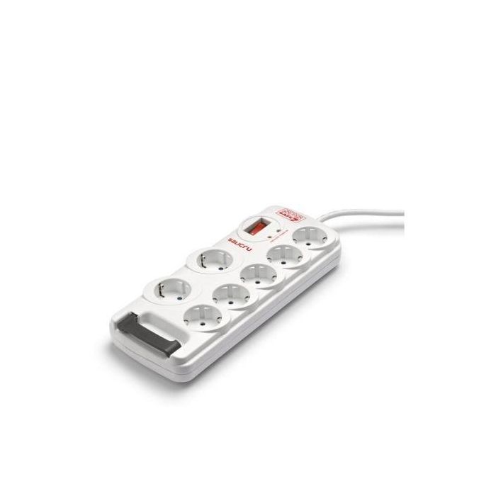 Salicru 680BA000006 limitador de tensión Blanco 7 salidas AC 250 V 1,8 m 1 Salicru 680BA000006 limitador de tensión Blanco 7 salidas AC 250 V 1,8 m 1