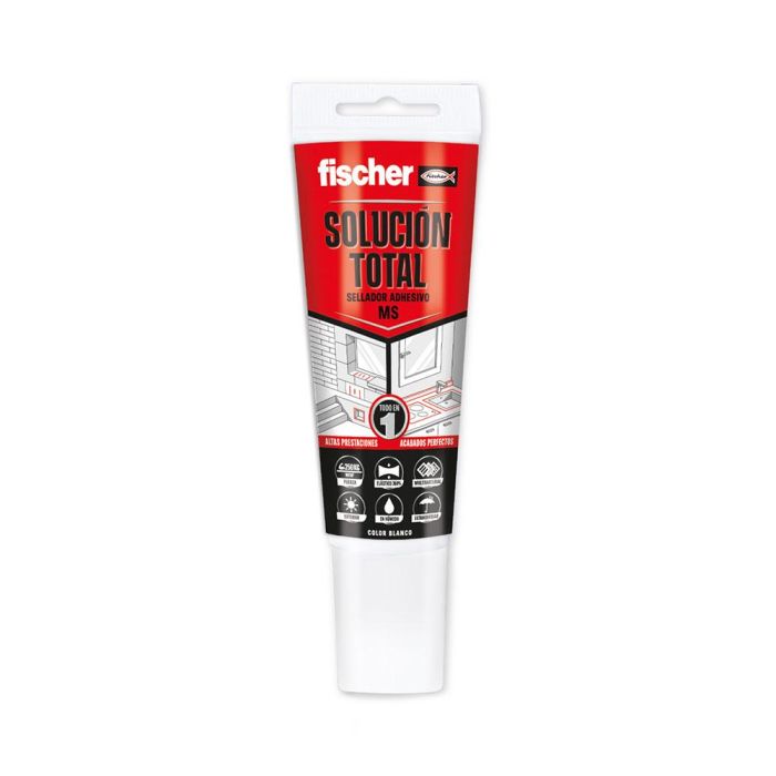 Sellador/Adhesivo Fischer MS Total Blanco 80 ml