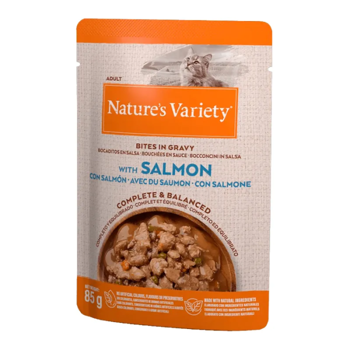 Nature'S V Bocaditos En Salsa Salmon 22x85 gr