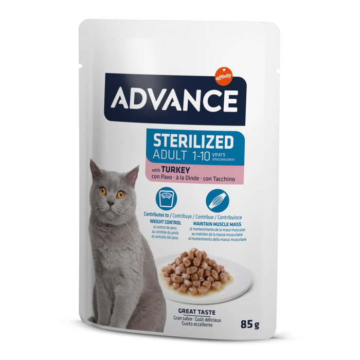 Advance Wet Sterilized Turkey 12x85 gr