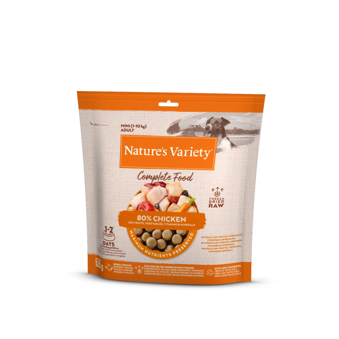 Nature'S Variety Freeze Dried Comp Food Mini Chiken 7x120 gr