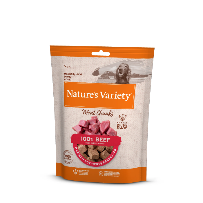 Nature'S Variety Freeze Dried Chunkw Beef 6x50 gr
