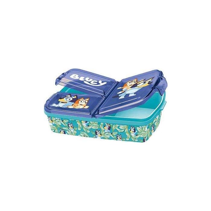 Sandwichera bluey con multiples compartimentos 18x13.50x6 cm 3 Sandwichera bluey con multiples compartimentos 18x13.50x6 cm 3