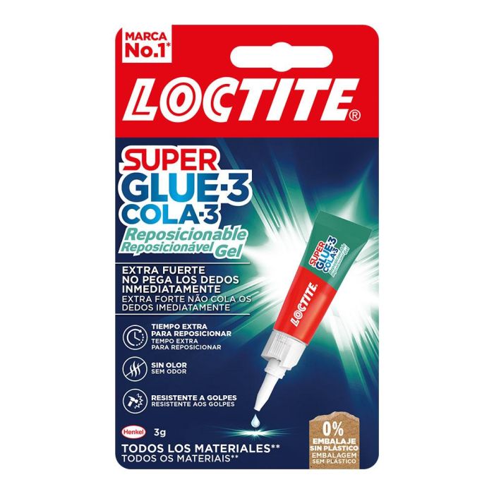 Pegamento Loctite SuperGlue-3 2943113 3 g Reposicionable Gel