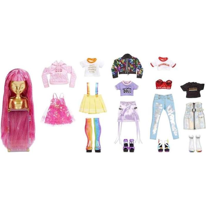 MGA Estudio Fashion Rainbow High Muñeca con Más de 300 Looks y Accesorios, Incluye Muñeca Exclusiva, 22 cm 6