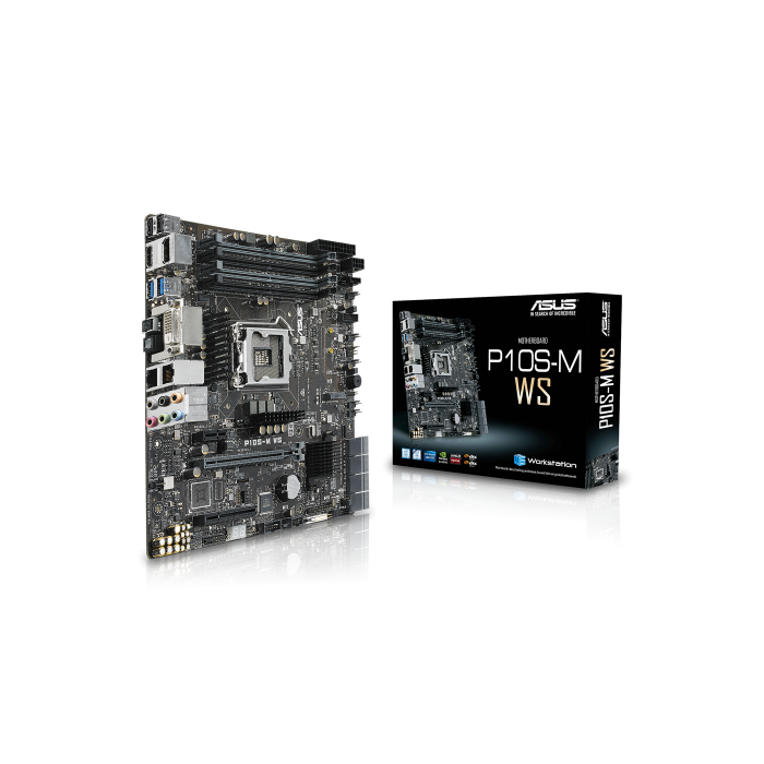 ASUS P10S-M WS placa base para servidor y estación de trabajo LGA 1151 (Zócalo H4) Micro ATX Intel® C236