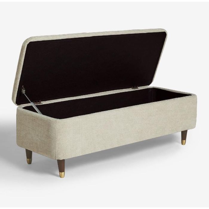 DKD Home Decor Descalzadora Glam Beige Marron Oscuro 45 x 44 x 110 cm 1