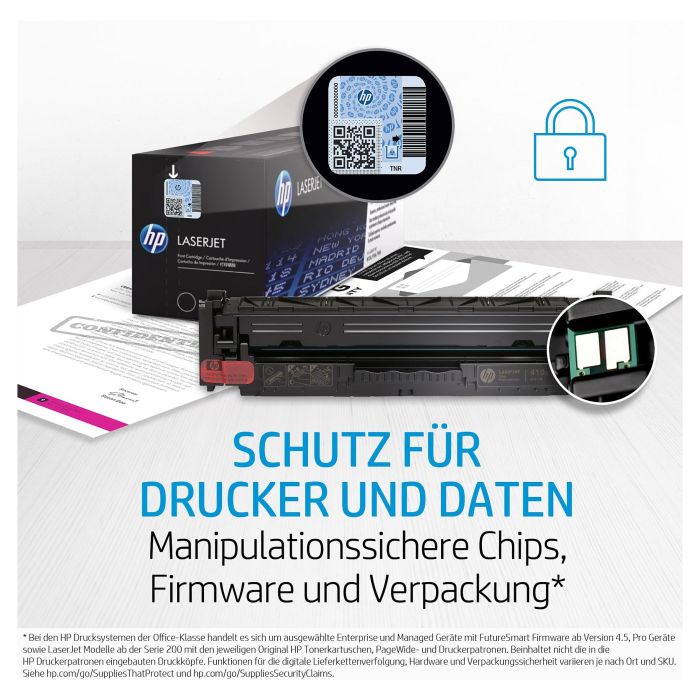 HP Toner Q6003A Magenta Cartucho Original para HP LaserJet 1600, 2600, 2605, CM1015, CM1017 17