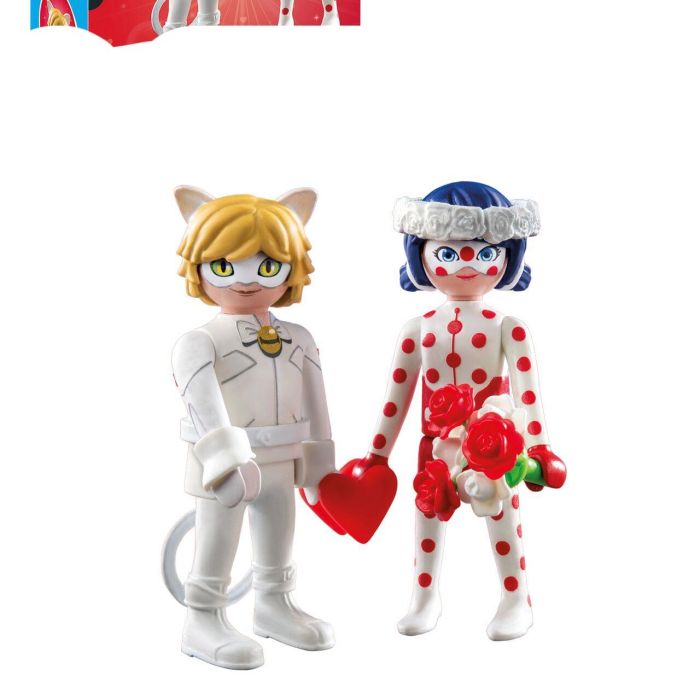 Playmobil 71865 Miraculous: Ladybug y Cat Noir Sueño Boda - Set de Figuras con Ramo, Anillos y Accesorios, Edad +4 años 1 Playmobil 71865 Miraculous: Ladybug y Cat Noir Sueño Boda - Set de Figuras con Ramo, Anillos y Accesorios, Edad +4 años 1