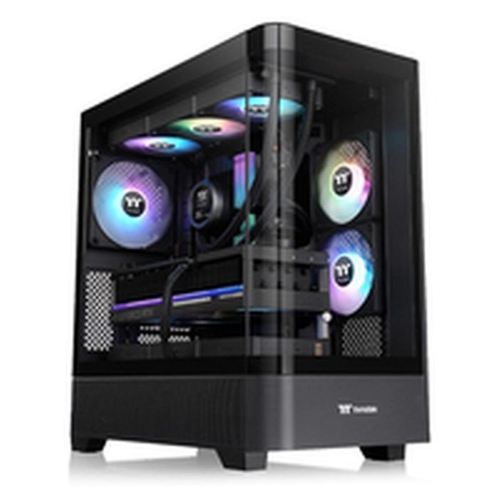 Thermaltake View 290 TG ARGB Midi Tower Negro - Torre PC con Ventiladores ARGB y Panel de Cristal Templado 3
