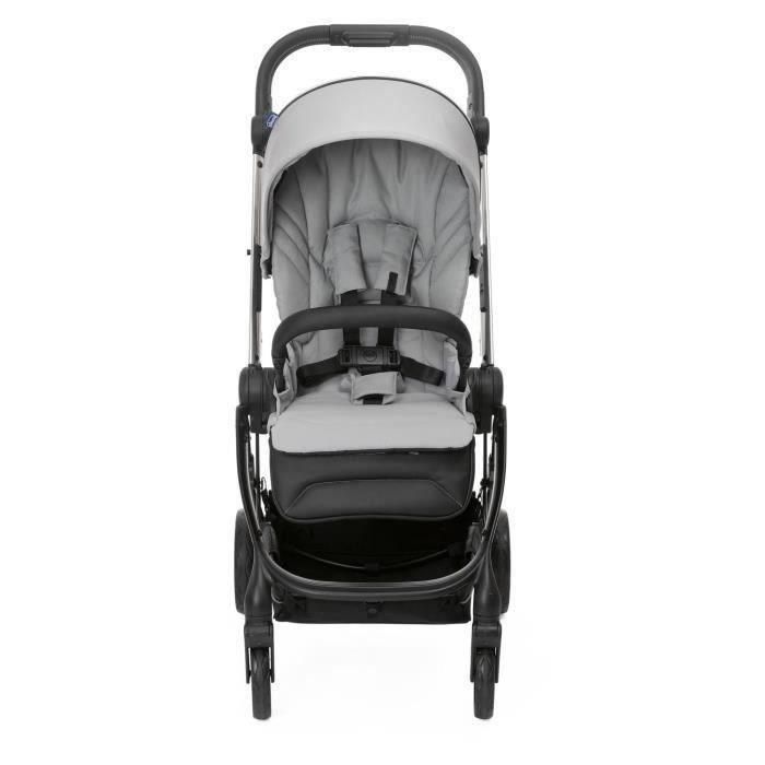 Chicco CHI8058664158256 Cochecito compacto urbano One4Ever Silverleaf Unisex, apto desde el nacimiento, color gris. 1