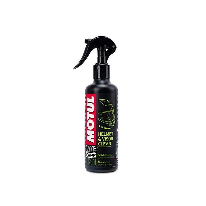 Motul MTL102992 Limpiador de Casco y Visera Exterior, Fórmula Neutra No Agresiva, Anti-insectos, Pulverizador, Sin Rastro
