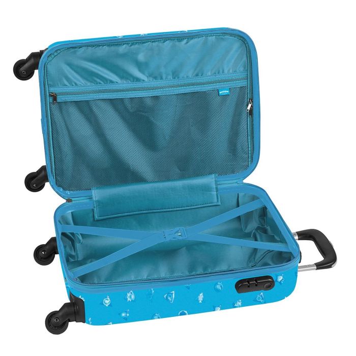 SAFTA 612376851 Maleta de Viaje de Cabina Tipo Trolley con Ruedas, 20 Pulgadas, Infantil, Licencia Superthings Rescue Force 3
