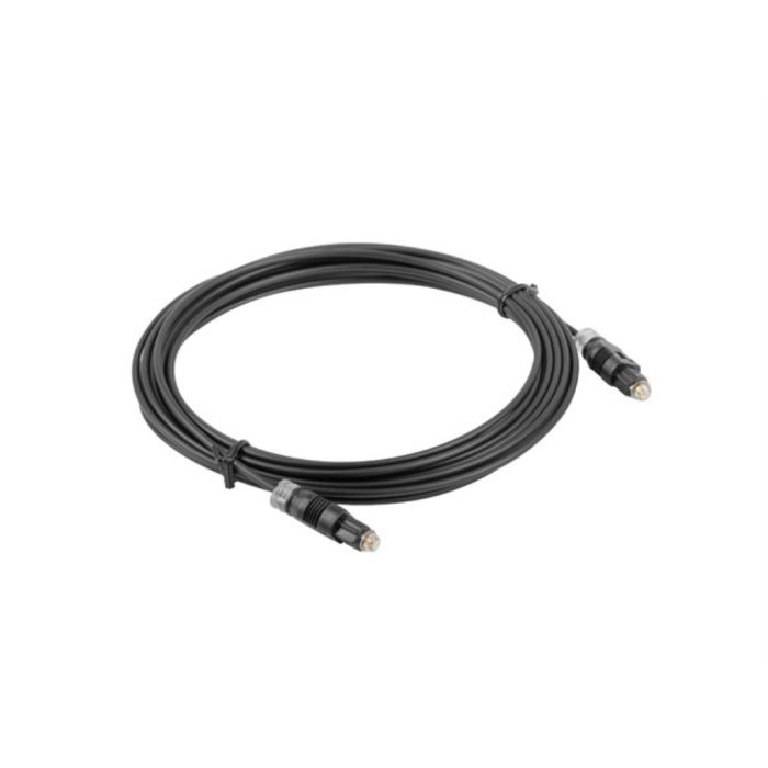 Lanberg Cable Toslink Óptico Audio Digital 1m Negro Conectores Toslink Macho