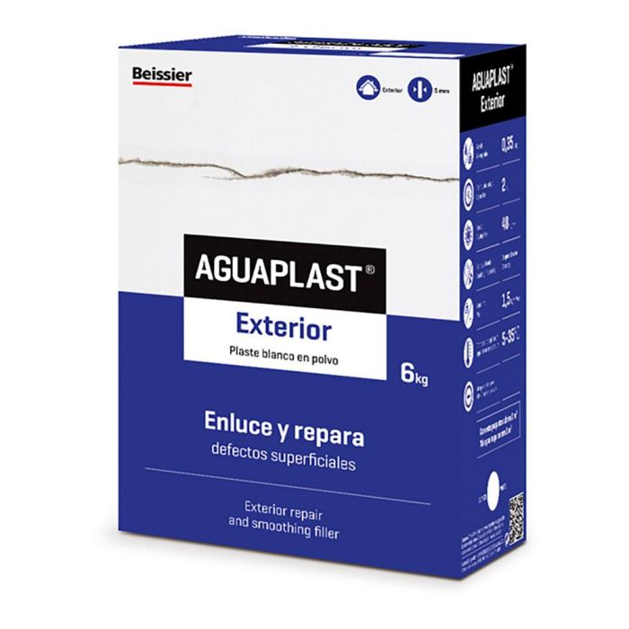Aguaplast Aguaplast exteriores plaste en polvo para fachadas 6kg 70034-002 0 Aguaplast Aguaplast exteriores plaste en polvo para fachadas 6kg 70034-002 0