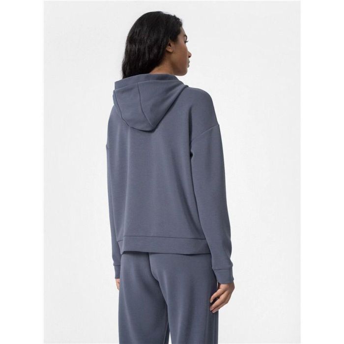 Sudadera con Capucha Mujer 4F BLD041 Azul Yoga 1