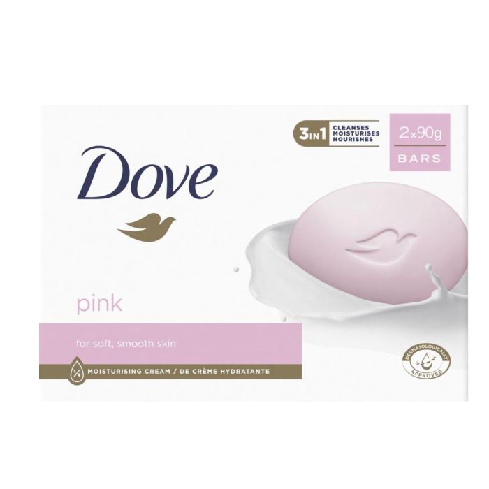 Dove Pink jabon pack doble 90 gr