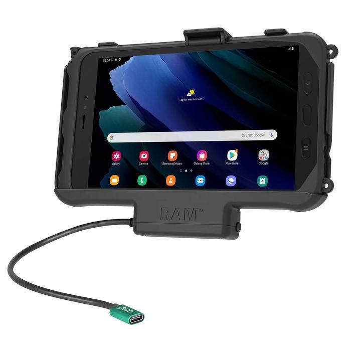 RAM Mounts RAM-HOL-SAM60CPU Soporte con Carga para Samsung Galaxy Tab Active5 y Tab Active3, Composite, Negro 1