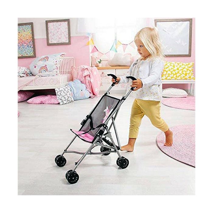Silla de muñeca gris decoracion hadas 57x46x27 cm 1 Silla de muñeca gris decoracion hadas 57x46x27 cm 1