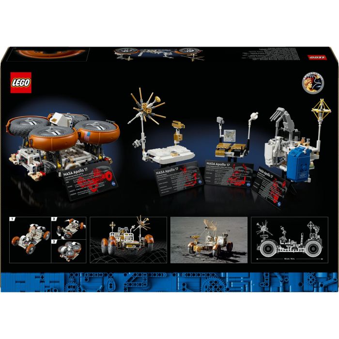 LEGO 42182 Technic Vehículo de Exploración Lunar Apollo de la NASA - LRV Space Rover para Adultos 5 LEGO 42182 Technic Vehículo de Exploración Lunar Apollo de la NASA - LRV Space Rover para Adultos 5