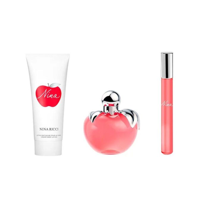 Nina Ricci Nina Edt Vapo 50 mL + Body 75 mL + Edt 10 mL Set de Perfume para Mujer 1 Nina Ricci Nina Edt Vapo 50 mL + Body 75 mL + Edt 10 mL Set de Perfume para Mujer 1