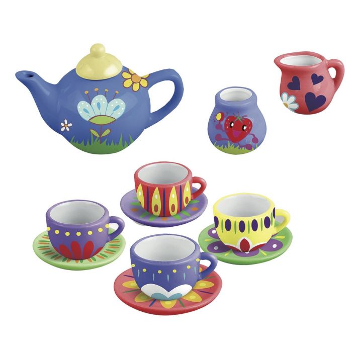 Tachan Set De Te Ceramica Little Artist R.56980/Diy002 Para Pintar 1