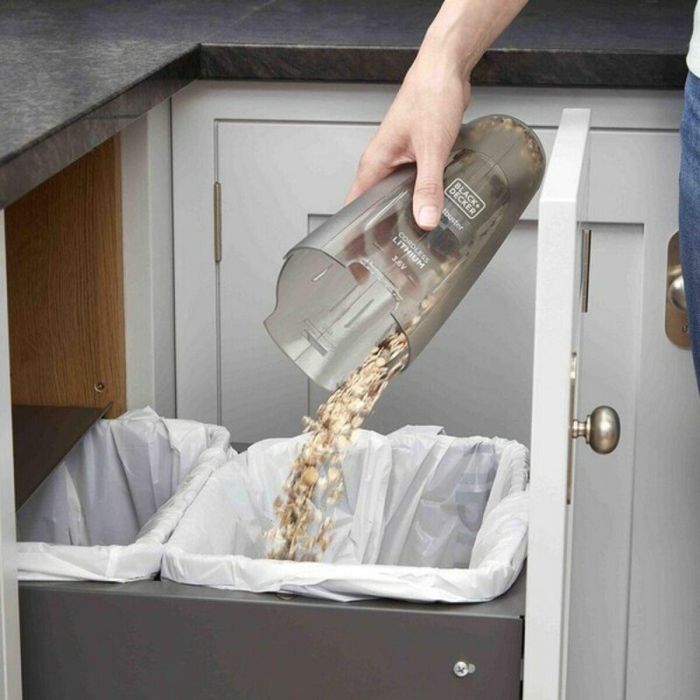 Black + Decker NVC115JL-QW Aspiradora de Mano Sin Cable 3.6V Blanco Black + Decker NVC115JL-QW Aspiradora de Mano Sin Cable 3.6V Blanco