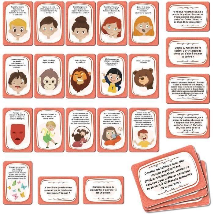 Lisciani Giochi LIS8008324110063 Juego de Cartas para la Gestión de Emociones - Educativo, Habilidades para la vida, Tarjetas Ilustradas 1