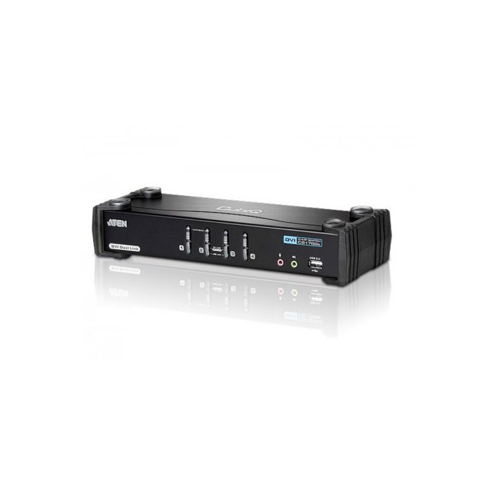 Aten CS1784A interruptor KVM Negro