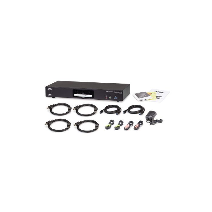 Aten CS1942DP interruptor KVM Negro 4