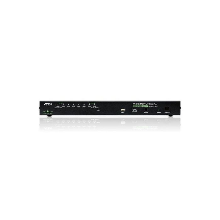 ATEN Switch KVM por IP VGA PS/2-USB de 8 puertos con acceso compartido desde consolas local/remota 2 ATEN Switch KVM por IP VGA PS/2-USB de 8 puertos con acceso compartido desde consolas local/remota 2