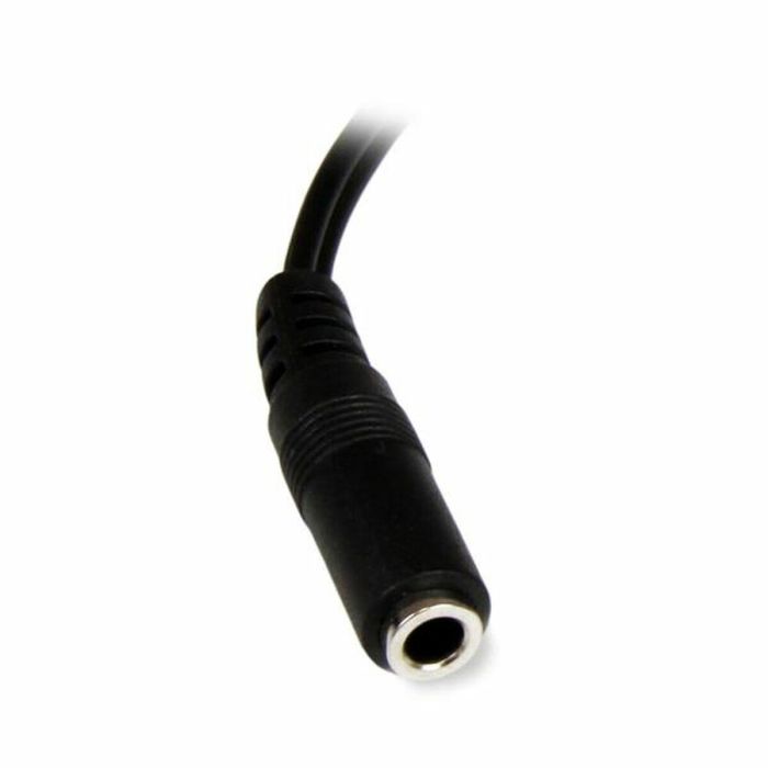 Cable Audio Jack (3,5 mm) a 2 RCA Startech MUFMRCA              Negro 0,15 m 1