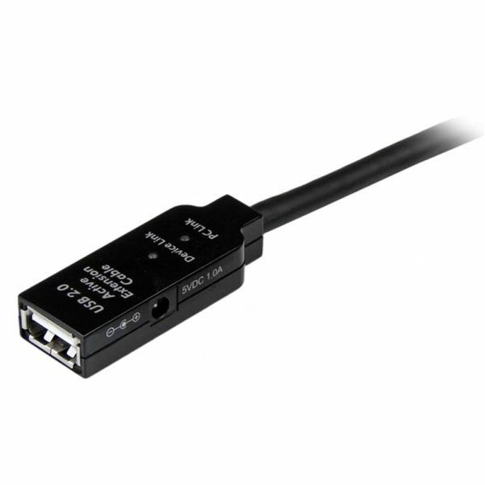 Cable USB Startech USB2AAEXT25M Negro 1