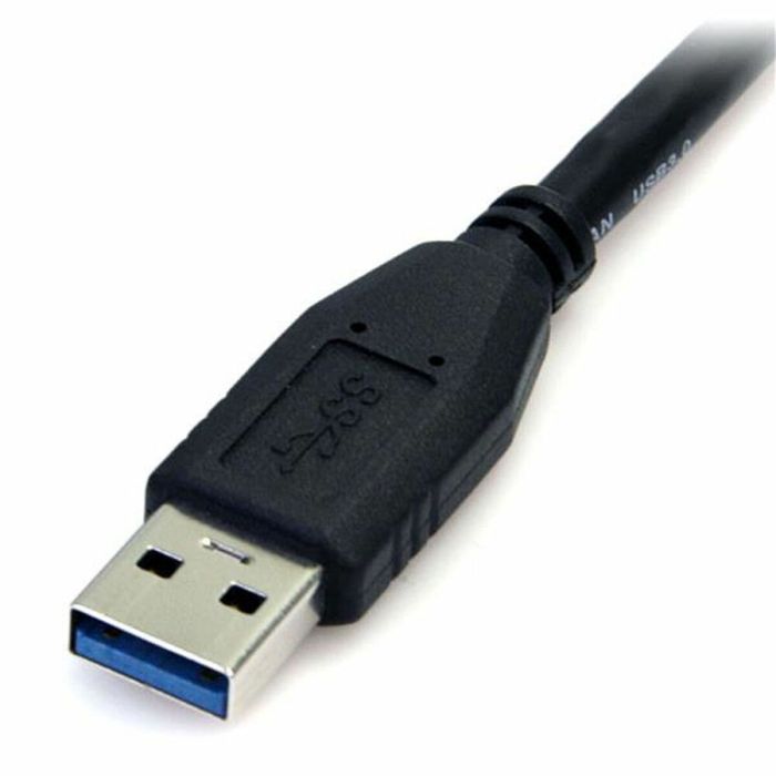 Cable USB a Micro USB Startech USB3AUB50CMB Negro 2