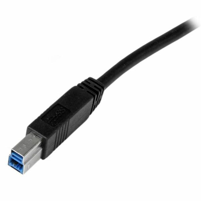 Cable USB A a USB B Startech USB3CAB1M            Negro 2
