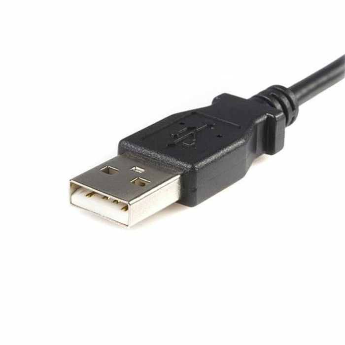 Cable USB a Micro USB Startech UUSBHAUB1M USB A Micro USB B Negro 1