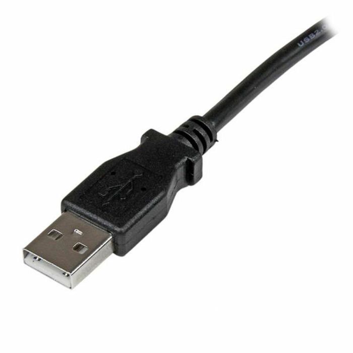 Cable USB A a USB B Startech USBAB1ML Negro 2