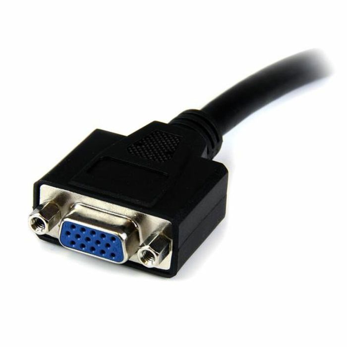 Cable DVI-I a VGA Startech DVIVGAMF8IN          Negro 0,2 m 1
