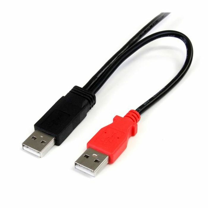 Cable USB 2.0 A a Micro USB B Startech USB2HAUBY3 Negro 2