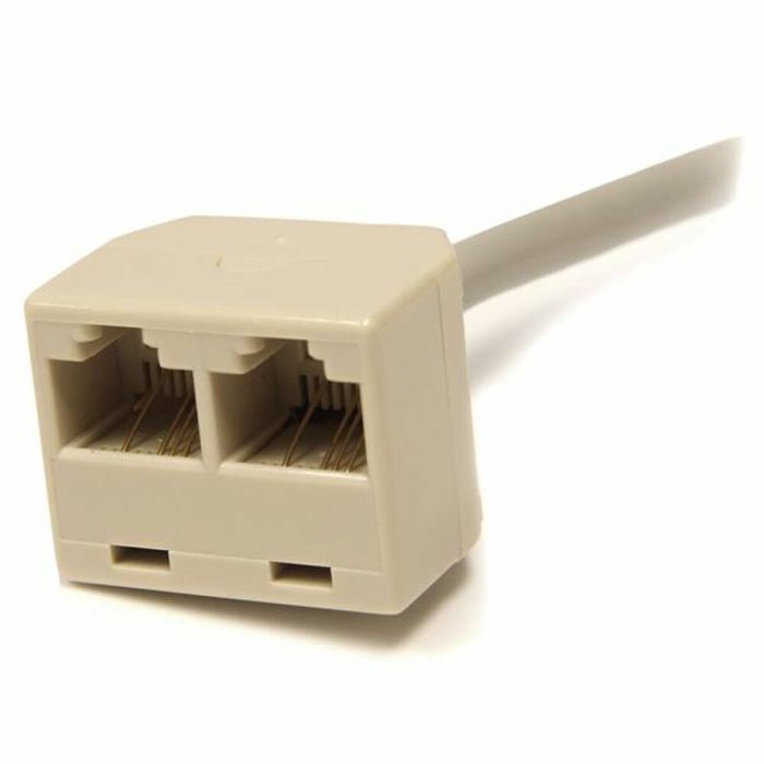 Cable de Red Rígido UTP Categoría 6 Startech RJ45SPLITTER 0,33 m 1