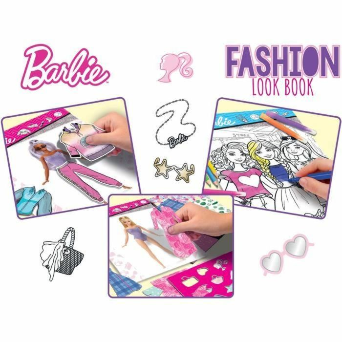 Libro Lisciani Giochi Fashion Look Book Barbie 5