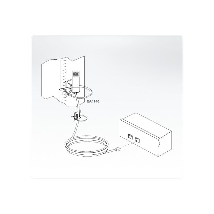 Aten Temperature Sensor cable de señal Negro 1 Aten Temperature Sensor cable de señal Negro 1